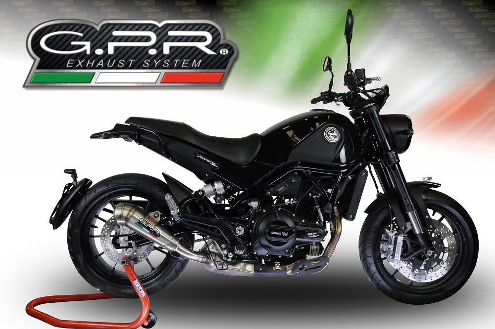 GPR-Exhaust---Powercone-Evo-Slip-on-for-Leoncino-500-Trail-from-2017-to-2024-dB-Killer-Link-Pipe