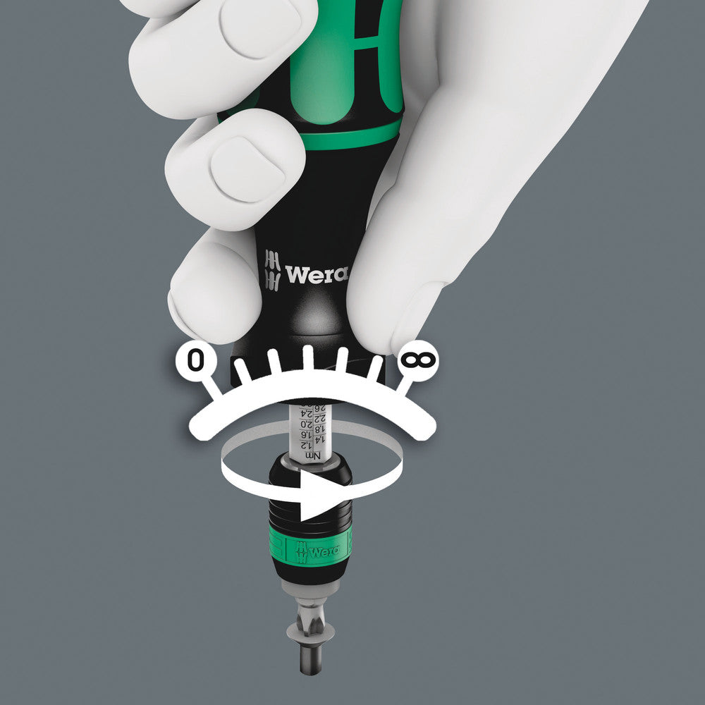 Wera Tools - 7445/46/47 Kraftform torque screwdriver set 2.5-55.0 in.lbs.