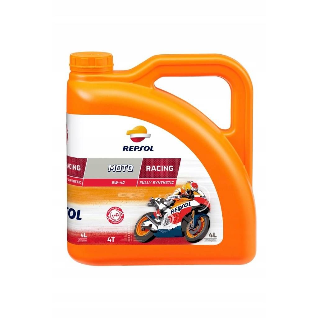 Repsol - Moto Racing 4T Synthetic Engine Oil - 5W40