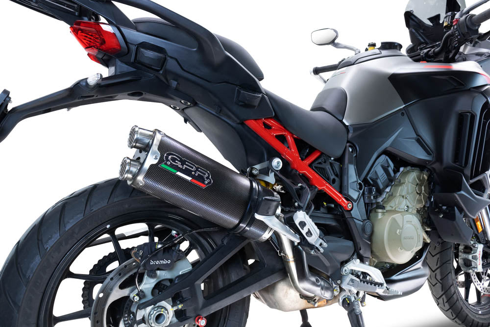 GPR-Exhaust---Dual-Poppy-Slip-on-for-Multistrada-V4-Rally-from-2023-to-2024-dB-Killer-Link-Pipe