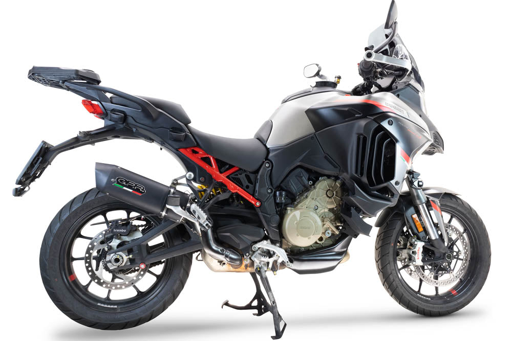 GPR-Exhaust---Furore-Evo4-Nero-Slip-on-for-Multistrada-V4-Grand-TOUR-from-2024-to-2025-dB-Killer-Link-Pipe