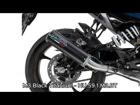 GPR-Exhaust---M3-Black-Titanium-Slip-on-for-Vitpilen-125-from-2024-to-2025-dB-Killer-Link-Pipe
