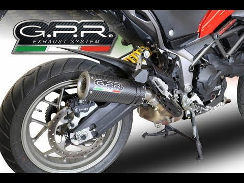 GPR-Exhaust---M3-Poppy-Mid-Line-for-Multistrada-950-from-2017-to-2020-dB-Killer-Catalyst-