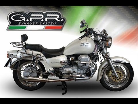 GPR-Exhaust---Vintacone-Double-Slip-on-for-California-1100-Special-Stone-Sport-Ev-Alu-from-1997-to-2002-dB-Killer-Link-Pipes