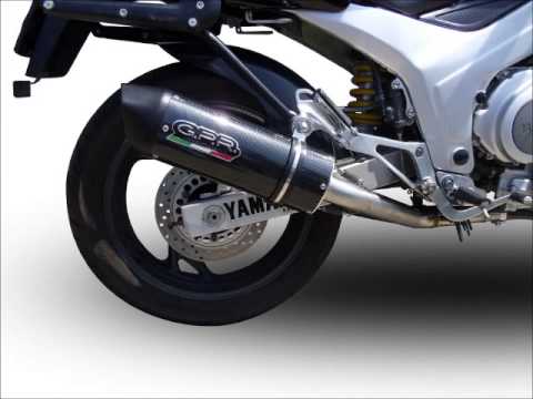 GPR-Exhaust---Furore-Nero-Double-Slip-on-for-TDM-850-from-1991-to-2001-dB-Killer-Link-Pipes