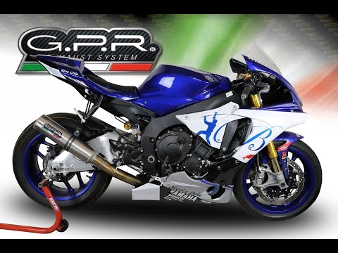 GPR-Exhaust---M3-Black-Titanium-RACING-Mid-Line-for-YZF-R1-R1-M-from-2017-to-2019-Link-Pipe