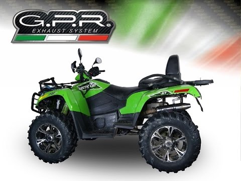 GPR-Exhaust---Deeptone-Atv-Silencer-to-install-with-original-manifold-for-TRV-700-from-2009-to-2016-dB-Killer-Link-Pipe