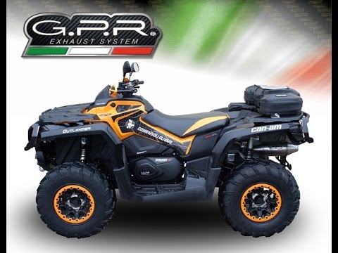 GPR-Exhaust---Deeptone-Atv-Slip-on-for-Outlander-1000-MAX-XMR-XTP-from-2012-to-2023-dB-Killer-Link-Pipe