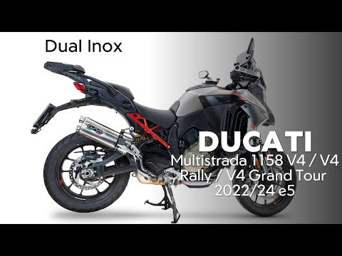 GPR-Exhaust---Dual-Inox-Slip-on-for-Multistrada-V4-Grand-TOUR-from-2024-to-2025-dB-Killer-Link-Pipe