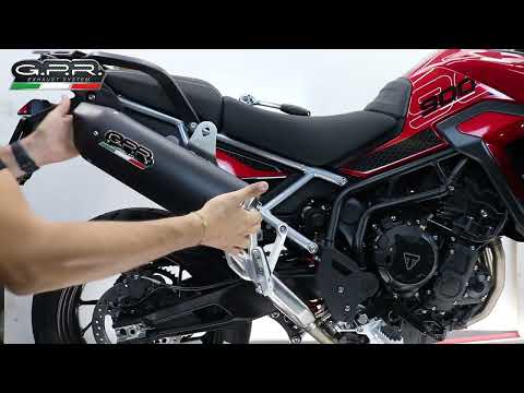 GPR-Exhaust---Satinox-Slip-on-for-Tiger-900-GT-/-PRO-/-Rally-PRO-from-2024-to-2025-dB-Killer-Link-Pipe
