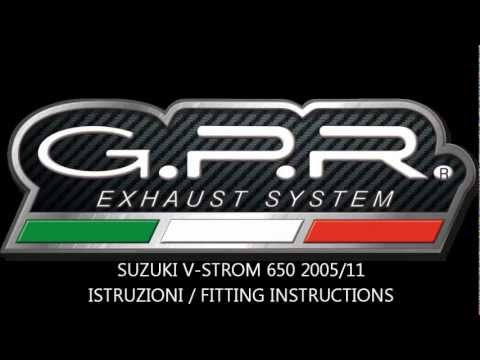 GPR-Exhaust---Satinox-Mid-Line-for-V-Strom-DL650-from-2004-to-2011-dB-Killer-Catalyst-