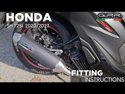GPR-Exhaust---Pentascooter-RACING-Full-Line-for-SH-150-from-2020-to-2023-Dbkiller