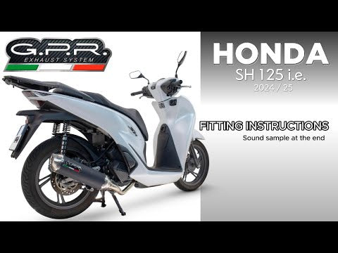 GPR-Exhaust---Furore-X-Scooter-Full-Line,-silencer-and-separate-header-for-SH-150-from-2024-to-2025-dB-Killer-Catalyst