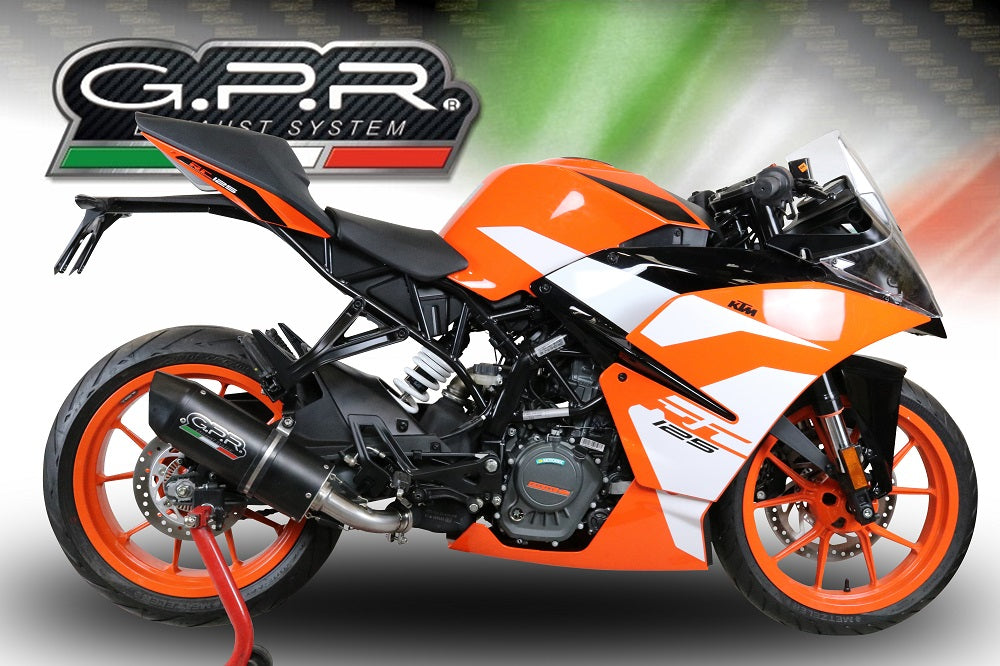 GPR-Exhaust---Furore-Nero-RACING-Slip-on-for-RC-125-from-2017-to-2020-Link-Pipe