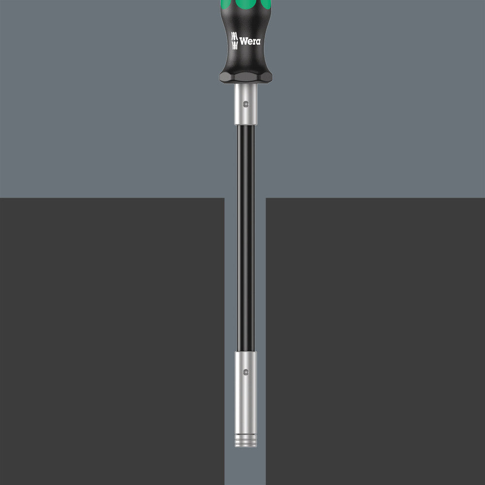 Wera Tools - 393 S Bitholding screwdriver extra slim with flexible shaft