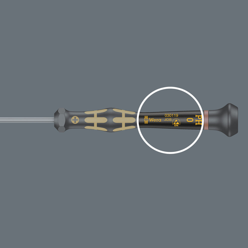 Wera Tools - 1567 TORX® ESD Kraftform Micro screwdriver for TORX® screws