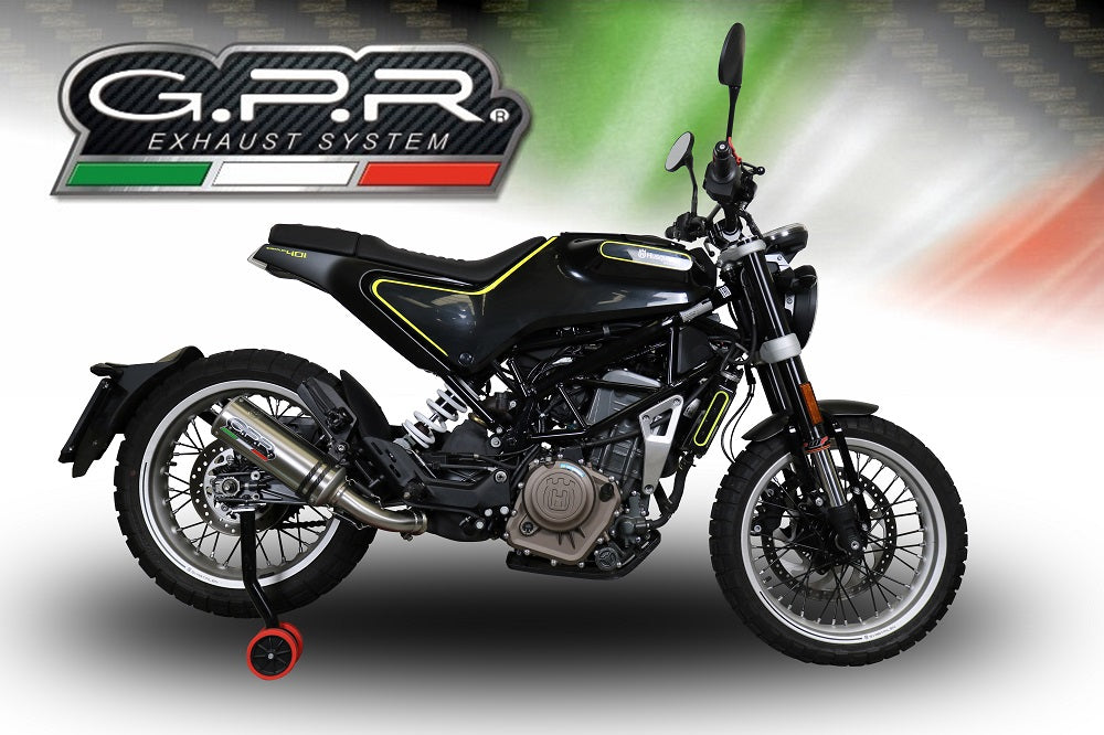 GPR-Exhaust---M3-Titanium-Natural-Slip-on-for-Svartpilen-401-from-2018-to-2019-dB-Killer-Link-Pipe