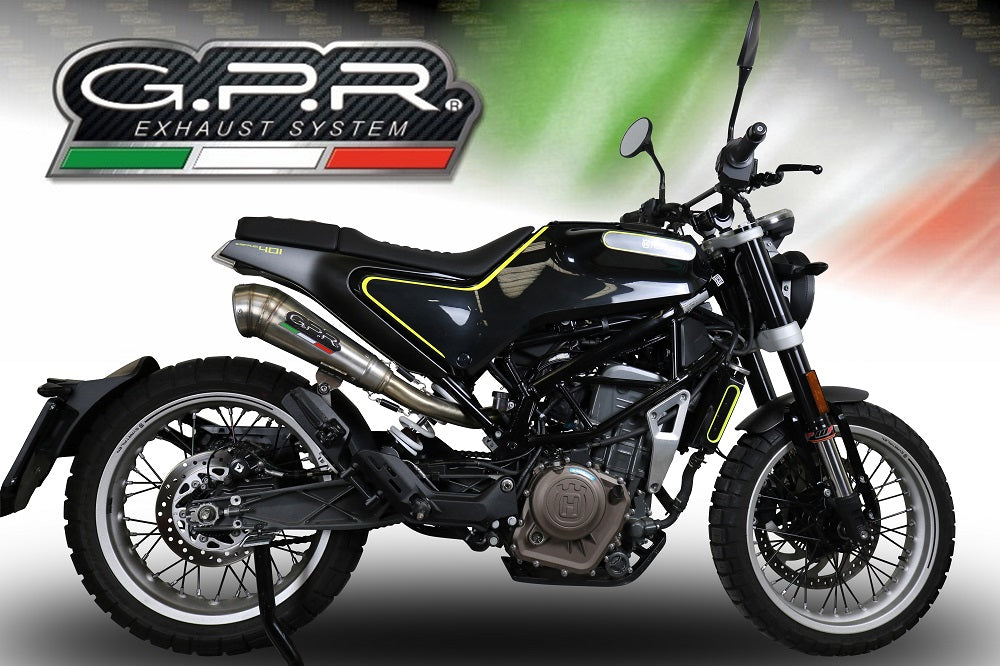 GPR-Exhaust---Powercone-Evo-Slip-on-for-Vitpilen-401-from-2018-to-2019-dB-Killer-Link-Pipe-Catalyst