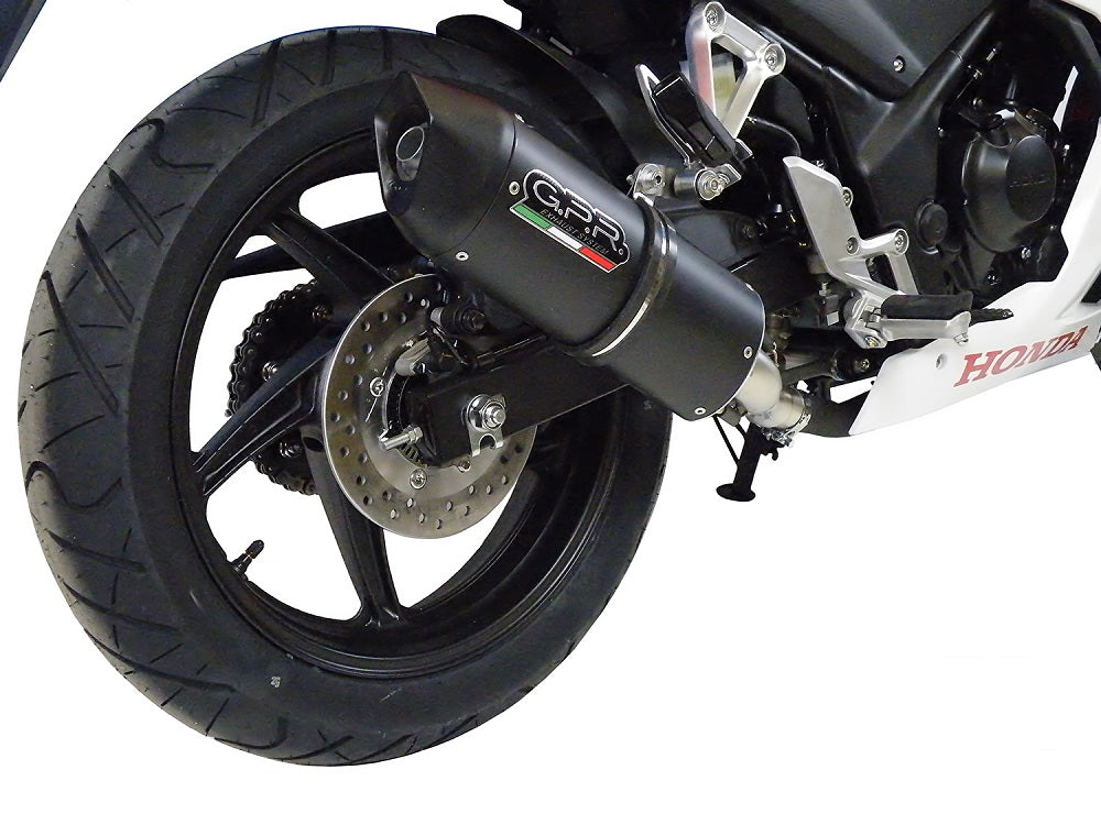 GPR-Exhaust---Furore-Nero-Slip-on-for-CBR-300-R-from-2014-to-2016-dB-Killer-Link-Pipe-Catalyst