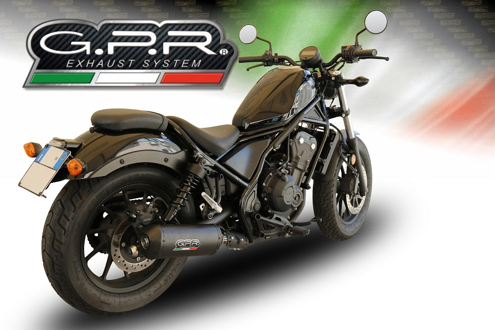GPR-Exhaust---Ghisa-Slip-on-for-CMX-500-Rebel-from-2021-to-2023-dB-Killer-Link-Pipe