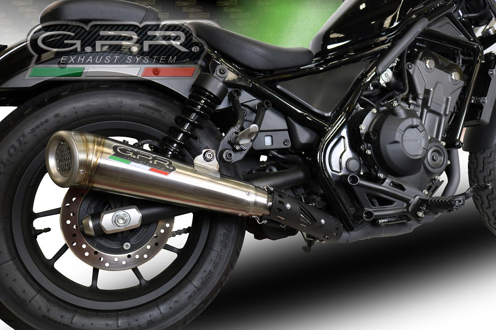 GPR-Exhaust---Powercone-Evo-Slip-on-for-CMX-500-Rebel-from-2017-to-2020-dB-Killer-Link-Pipe