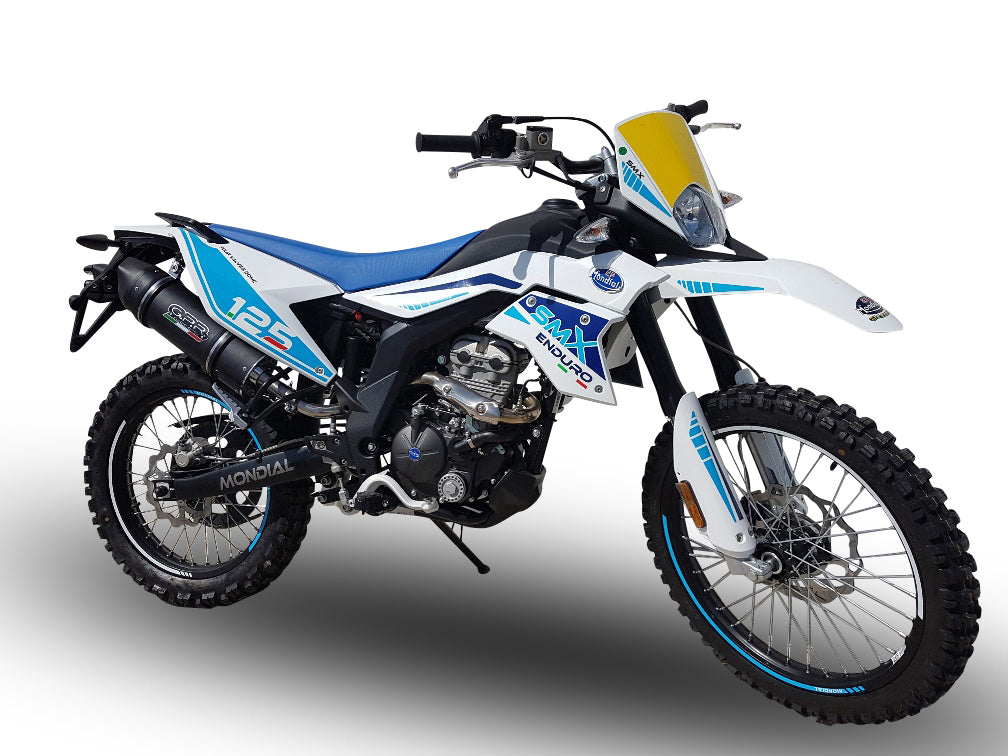 GPR-Exhaust---Furore-Evo4-Nero-Slip-on-for-SMX-125-Enduro-from-2021-to-2023-dB-Killer-Link-Pipe-Catalyst