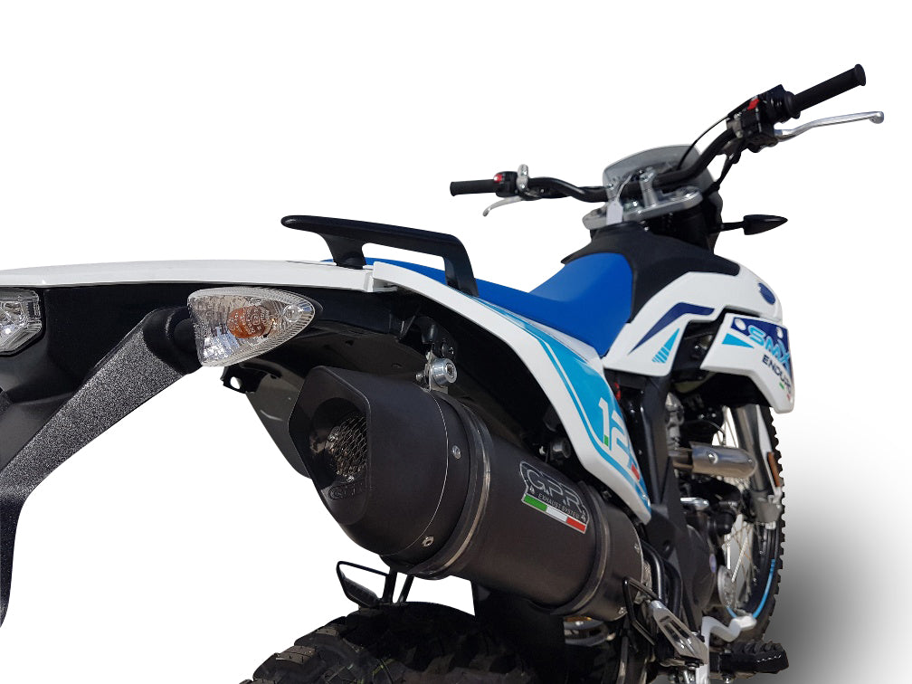 GPR-Exhaust---Furore-Evo4-Nero-Slip-on-for-SMX-125-Enduro-from-2021-to-2023-dB-Killer-Link-Pipe-Catalyst