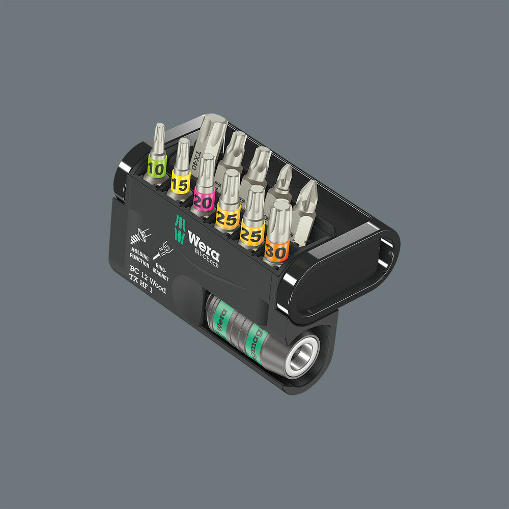 Wera Tools - Bit-Check 12 Wood TX HF 1 SB