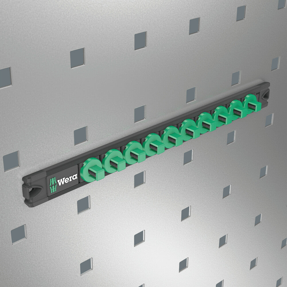 Wera Tools - 9601 Magnetic socket rail, 3/8", empty
