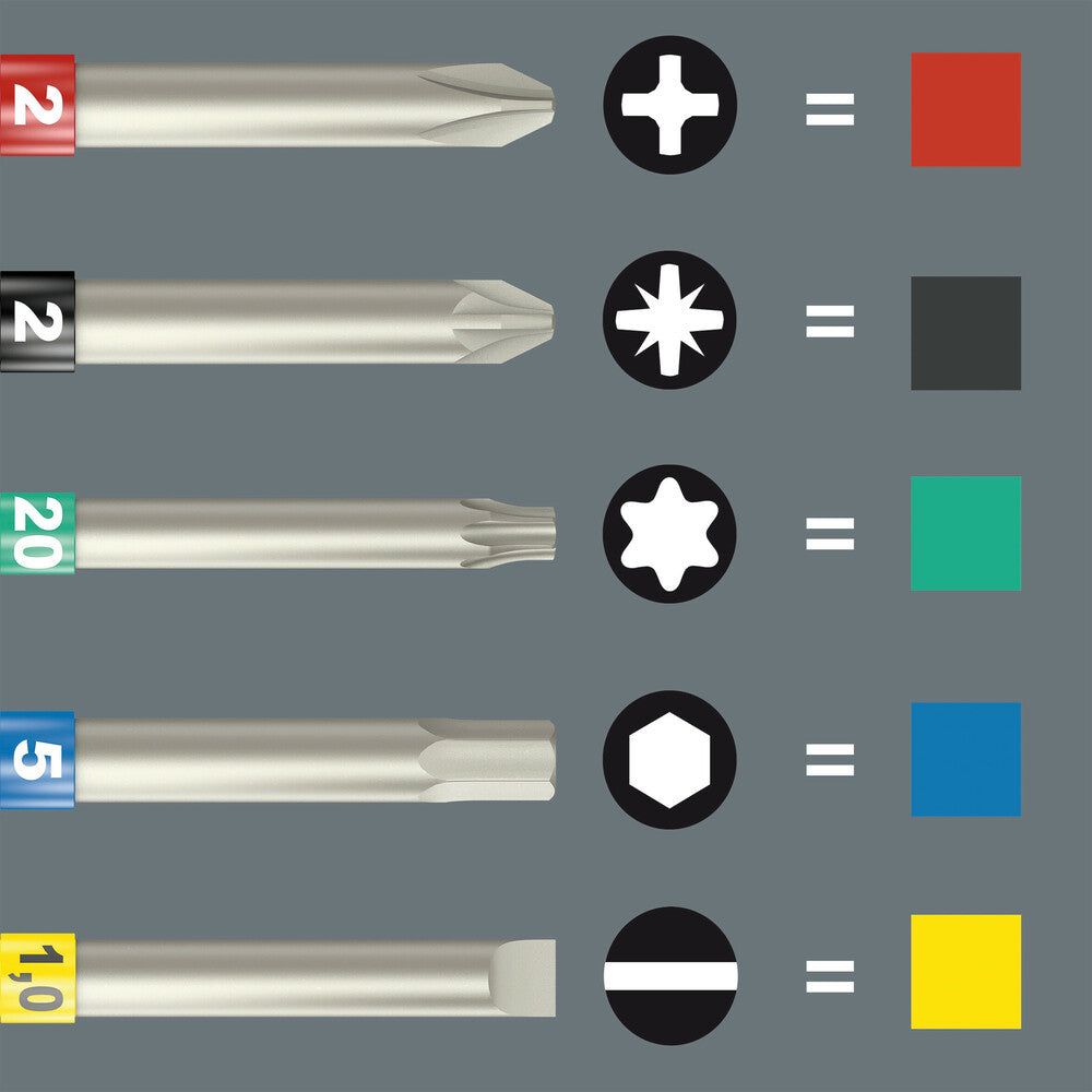 Wera Tools - 867/4 Z TORX® BO Take it easy bits with hole