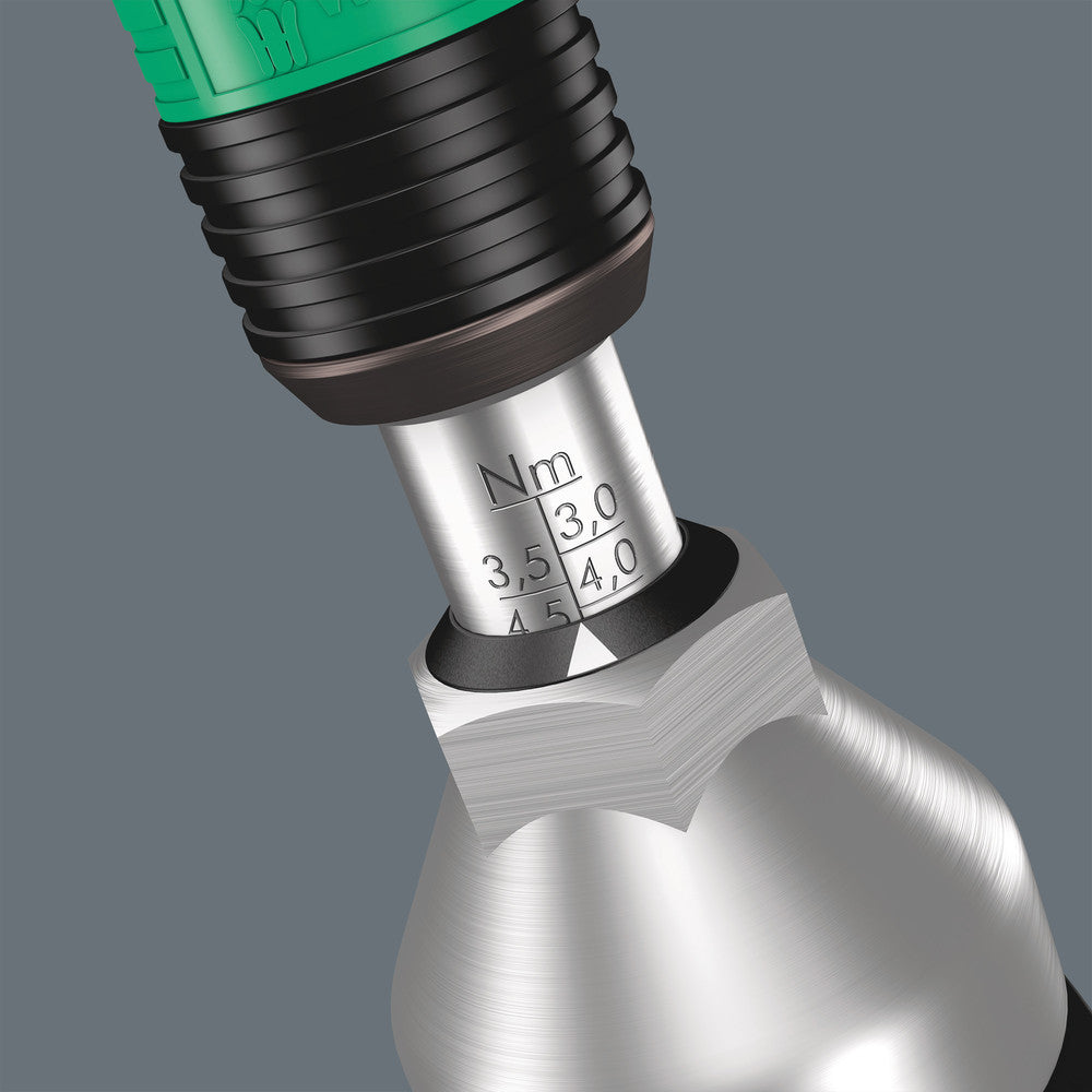 Wera Tools - Series 7400 Kraftform pistol handle, adjustable torque screwdrivers (3.0-8.8 Nm) with Rapidaptor quick-release chuck