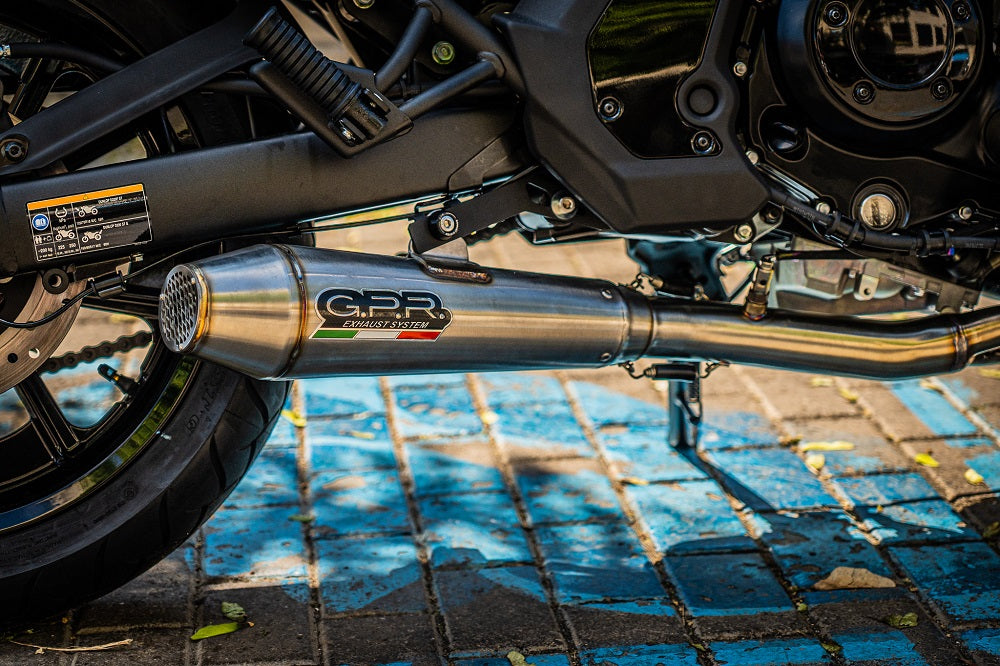 GPR-Exhaust---Ultracone-Full-Line-for-Vulcan-650-S-from-2017-to-2020-dB-Killer-Catalyst