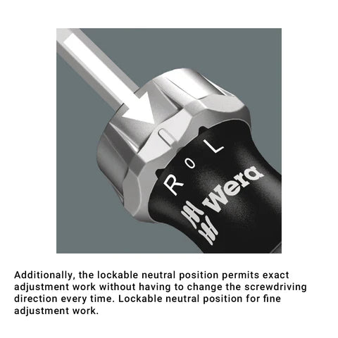 Wera Tools - Kraftform Kompakt - Ratcheting Screwdriver (KK 27 RA 2)