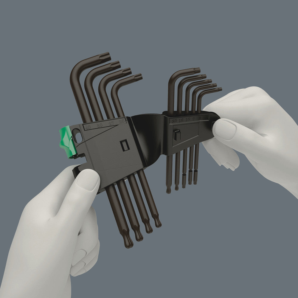 Wera Tools - 967/9 TX 1 SB TORX® L-key set, BlackLaser
