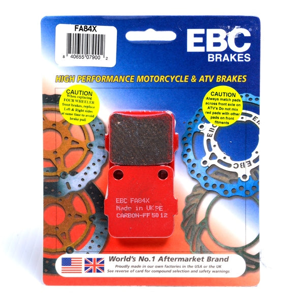 EBC - "X" Carbon Graphite Brake Pad Front/Rear (FA84X)