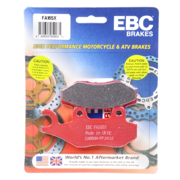 EBC - "X" Carbon Graphite Brake Pad (FA165X)
