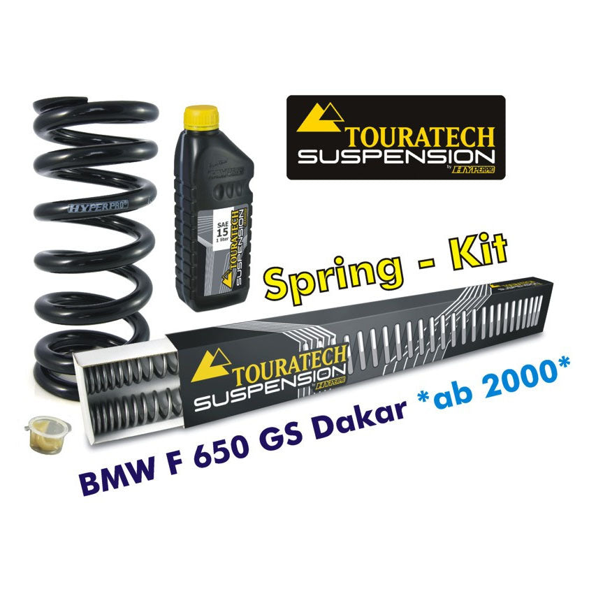 Touratech - Progressive Fork & Shock Springs - BMW F650GS Dakar 00-07
