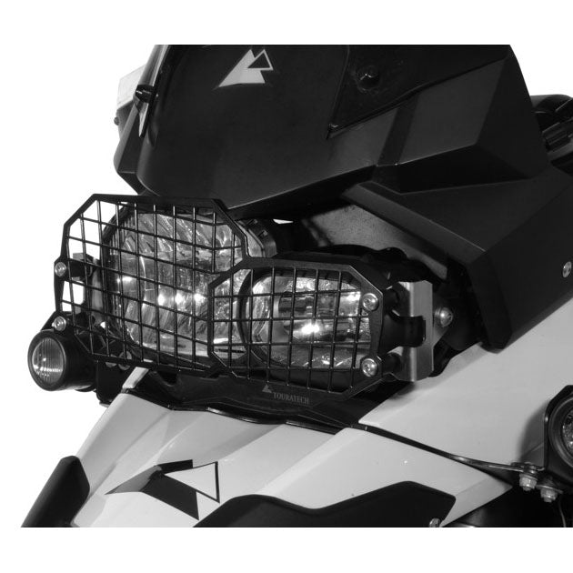 Touratech - Headlight Guard Black Quick-Release - BMW F800GS /GSA, F700GS, F650GS Twin
