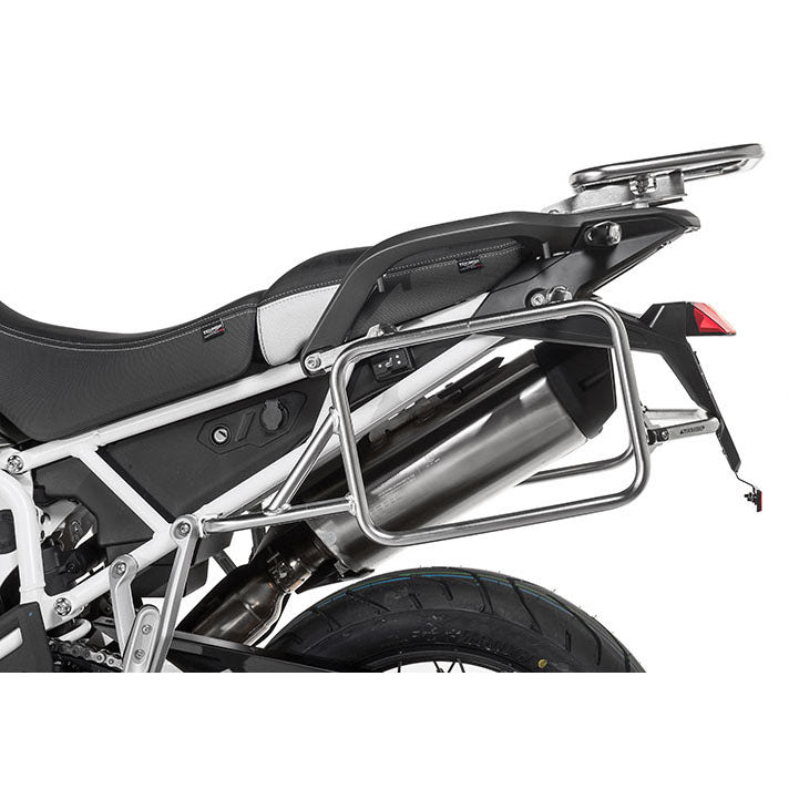 Touratech - Stainless Steel Silver Side Case Racks - Triumph Tiger 900