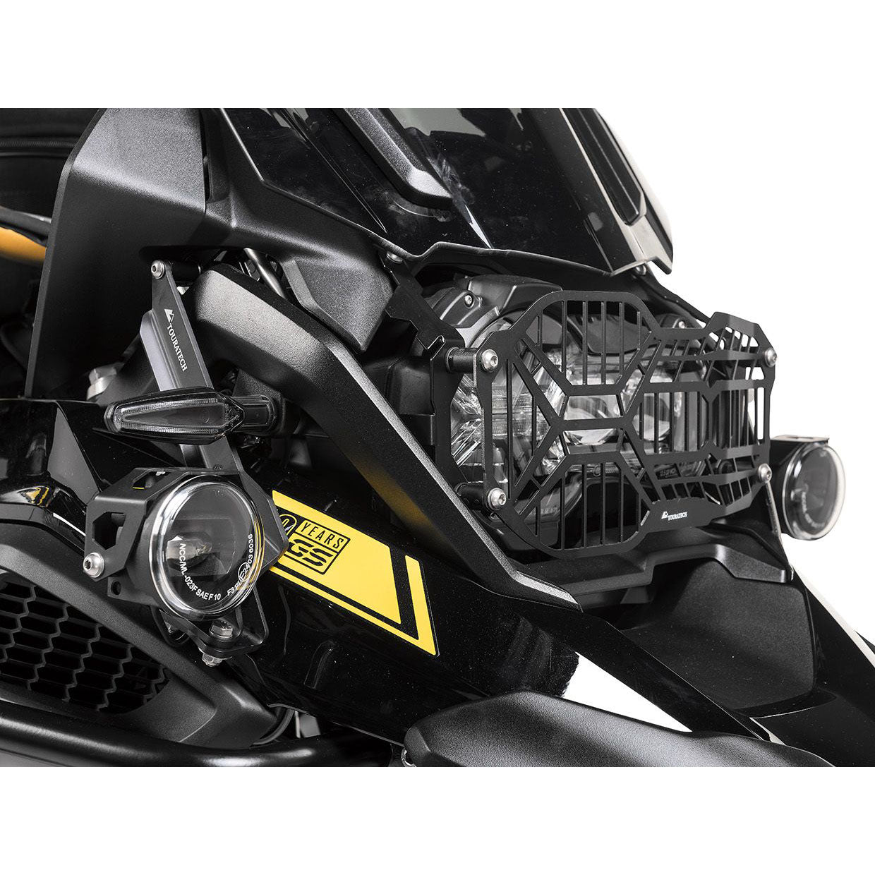 Touratech Headlight Guard Black QuickRelease BMW R1250GS /GSA