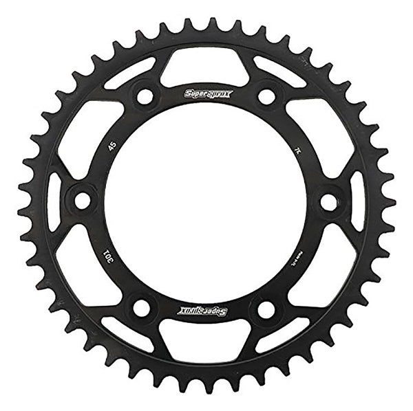 Supersprox-SPROCKET 45 Rear HONDA Black SUPERSPROX RFE-301-45-BLK