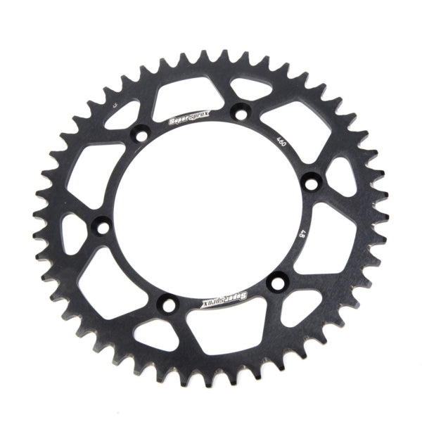 Supersprox-SPROCKET 48 Rear KAWA Black SUPERSPROX RAL-460-48-BLK