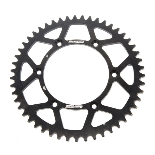 Supersprox-SPROCKET 50 Rear Suzuki Black SUPERSPROX RAL-808-50-BLK
