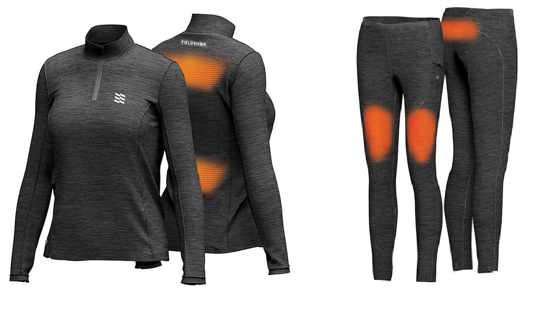 Mobile Warming - Women's 7.4V Battery Powered Heated Primer Base Layers (Bluetooth-Enabled)
