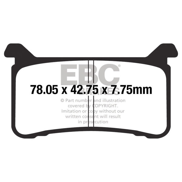 EBC - EPFA Series Road Race Brake Pad Left/Right (EPFA700HH)