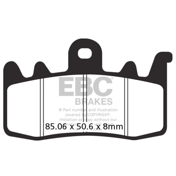 EBC - GPFAX Sintered Race Brake Pad - GpFAx630HH Brake Pad Left/Right (GPFAX630HH)