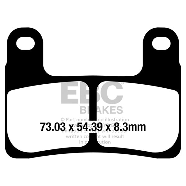 EBC - GPFAX Sintered Race Brake Pad - GpFAx724HH Brake Pad Left/Right (GPFAX724HH)