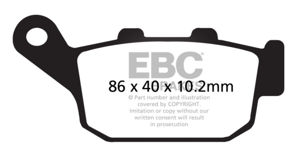 EBC - V-Pad Brake Pad - Rear (FA140V)