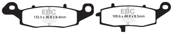EBC - V-Pad Brake Pad - Front (FA231V)