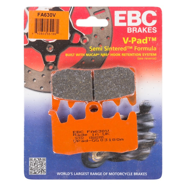EBC - V-Pad Brake Pad - Front (FA630V)
